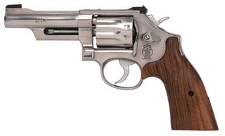 Smith & Wesson 617 .22lr Rimfire Revolver - 4.125" - Brushed Stainless - 10 Round